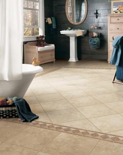 bathroom tile flooring